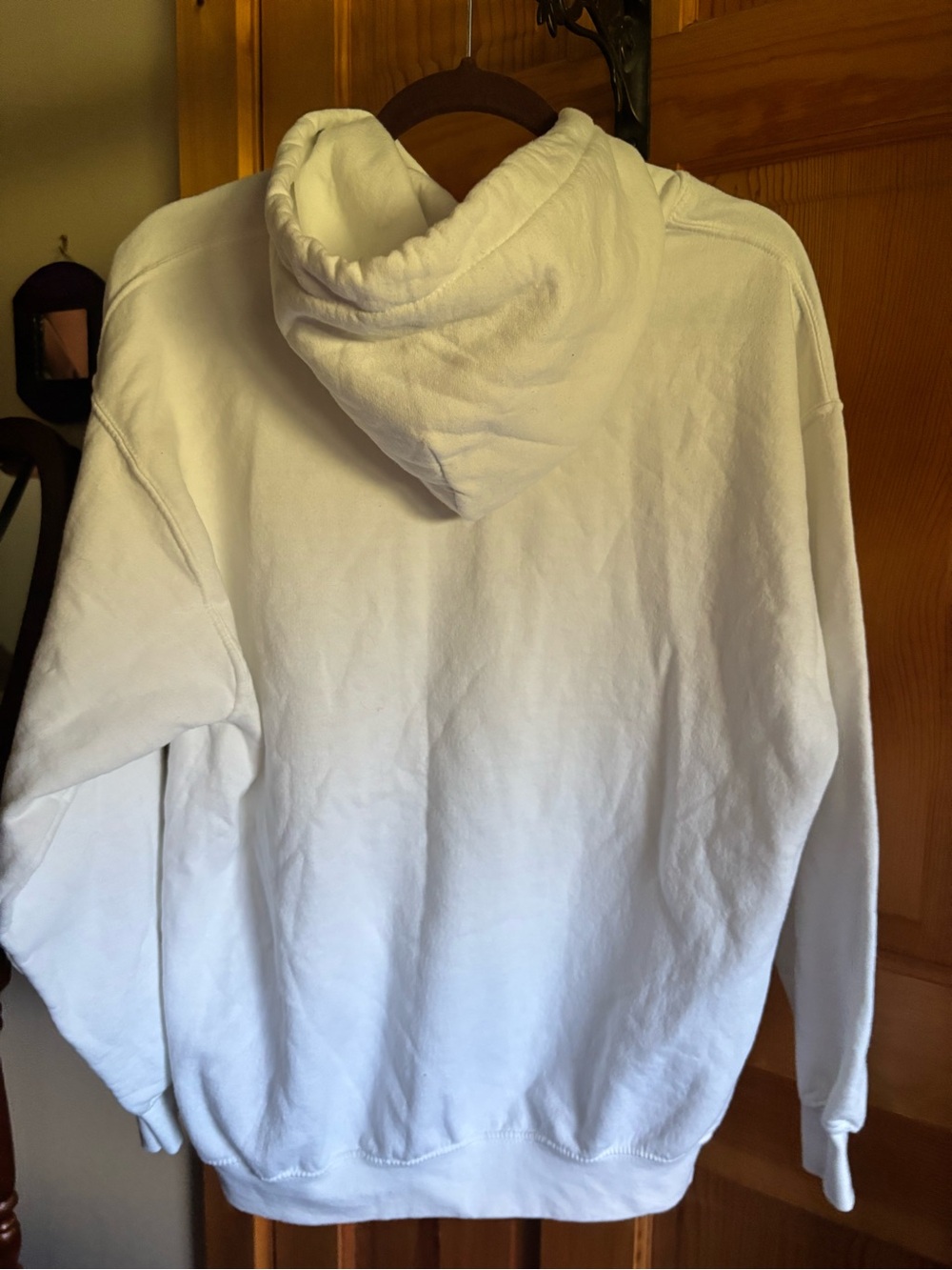 Camp Quarantine 2020 White Hoodie with Blue Graphic - Picture 2 of 2